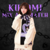 Kuromi Lovely large warm scarf