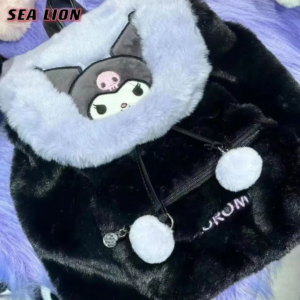 Kuromi Plush Cute Backpack