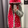 HelloKitty Printed Cute Hooded Scarf