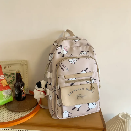 Pochacco Cute Multifunctional Student Bag