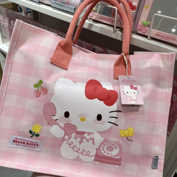 HelloKitty Cartoon Handbag Canvas Print