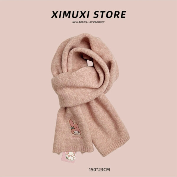 MyMelody Cute Warm Pink Scarf