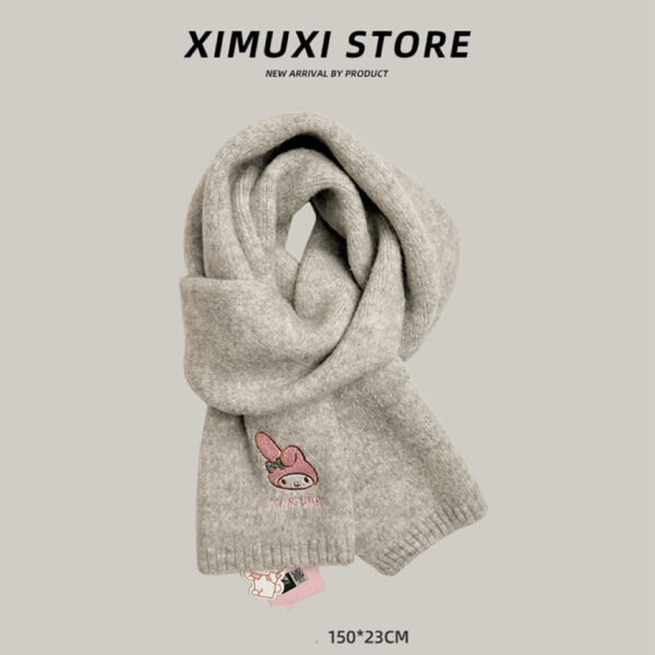 MyMelody Cute Woolen Knitted Scarf