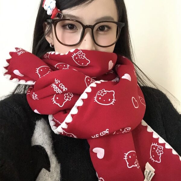 HelloKitty Multifunctional Cute Warm Scarf