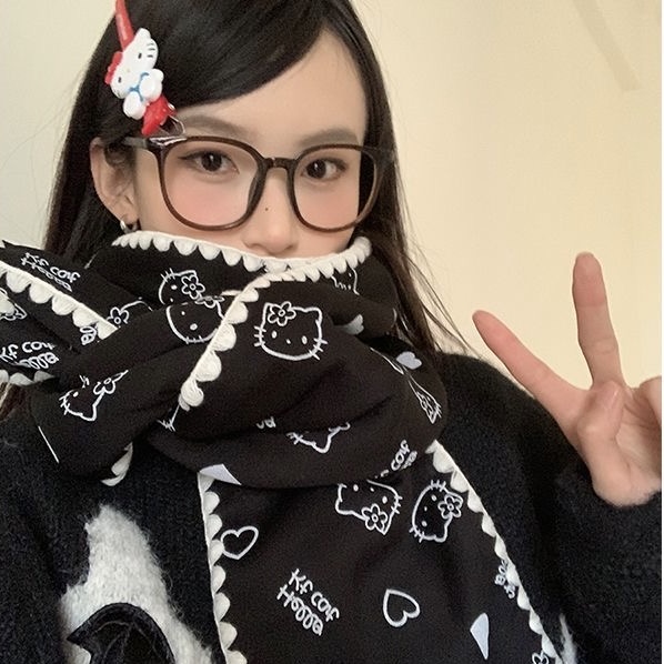 HelloKitty Cute Little Scarf with Love