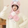 MyMelody Pink Cute Scarf Hat