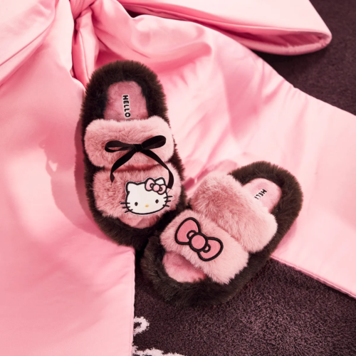 HelloKitty Cute Sweet Plush Slippers