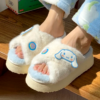 Cinnamoroll Thick Bottom Plush Cute Slippers