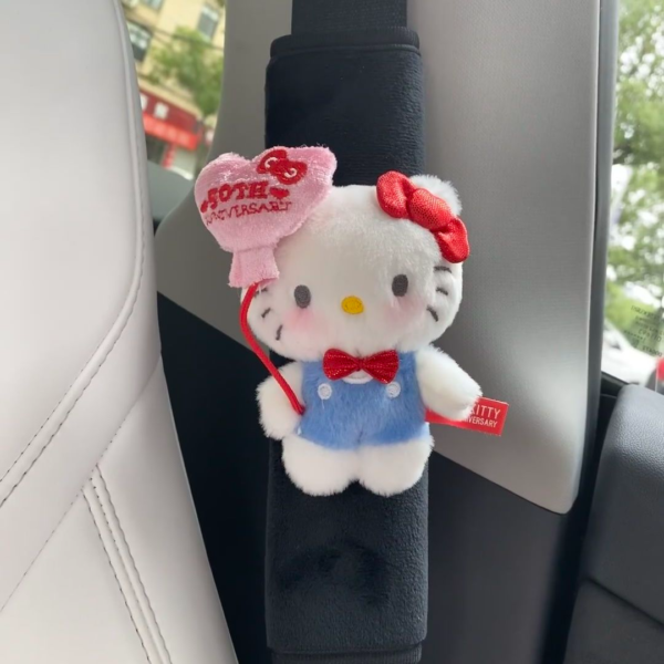 HelloKitty Black Cute Car Seat Belt Decorative Cover