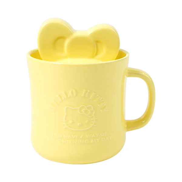 HelloKitty Sweet and Cute Yellow Ceramic Mug