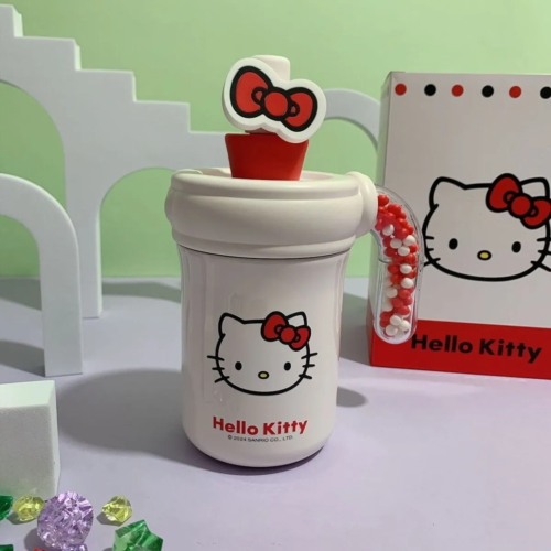 HelloKitty Cute Insulated Mug with Straw