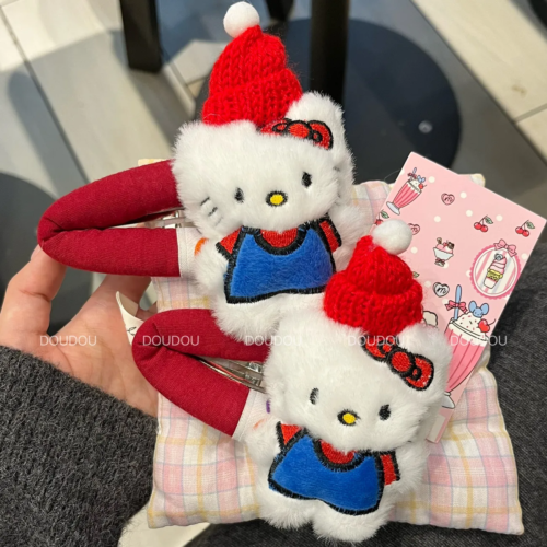 HelloKitty Sweet and Cute Angled Bangs Hair Clip