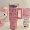 HelloKitty Large Capacity Pink Stainless Steel Insulated Mug