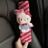 HelloKitty Red Cute Car Seatbelt Decorative Cover