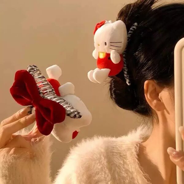 HelloKitty Red Plush Cute Grab Clip