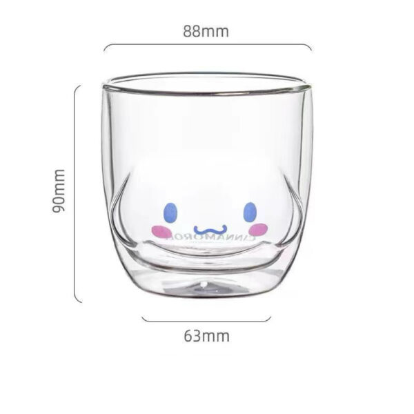 Cinnamoroll Sweet and Cute Double Layer Transparent Cups