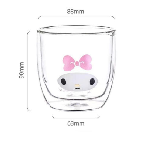 MyMelody Sweet and Cute Clear Cups