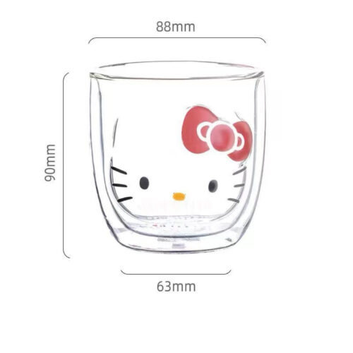 HelloKitty Cute and sweet clear cups