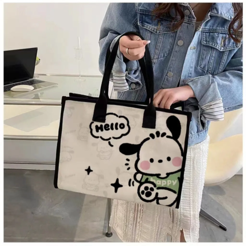 Pochacco Large Capacity Cute Canvas Tote Bag