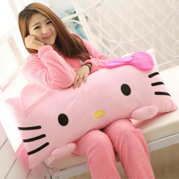 HelloKitty Sweet and Cute Pink Throw Pillow