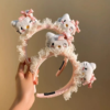 HelloKitty Cute Plush Hair Bands Hair Cards