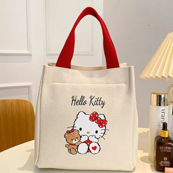 HelloKitty Cute and sweet large capacity organizer canvas bag