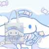 Cinnamoroll Playful Shoulder Tote Canvas Bag