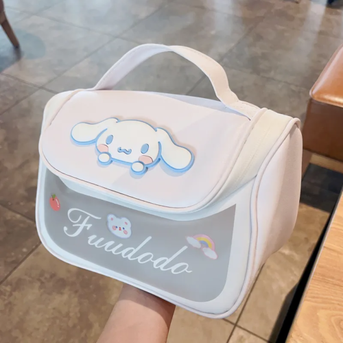 Cinnamoroll Cute White Frosted Waterproof Cosmetic Bag