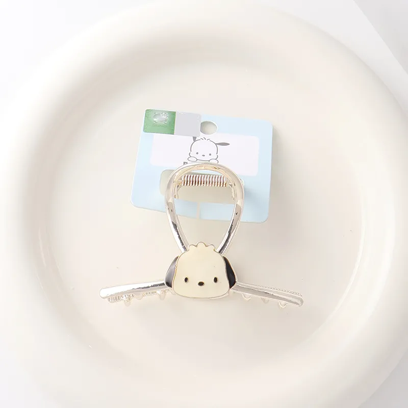 Pochacco Cute cartoon back of head shark clip