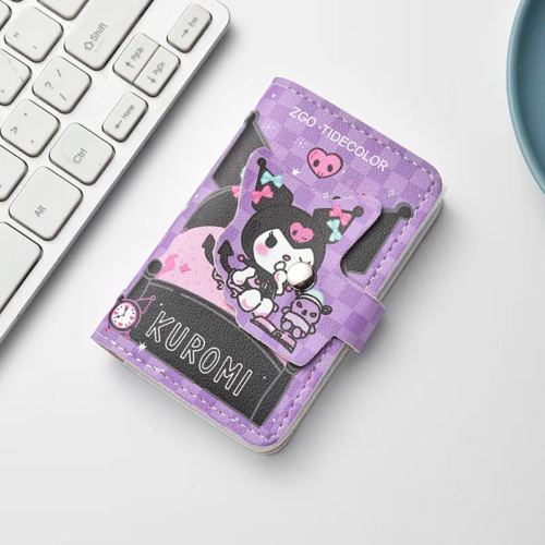 Kuromi Fashion Cute Bank Card ID Card Holder