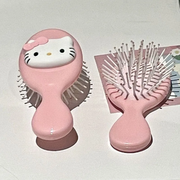 HelloKitty Cute pink airbag comb for wet and dry fluffing