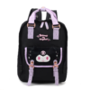 Kuromi Sweet Cool Black Purple Plush Large Capacity Shoulder Casual Bag