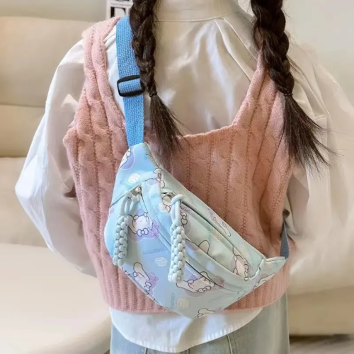 Cinnamoroll Kids Cute Fashion Chest Shoulder Bag