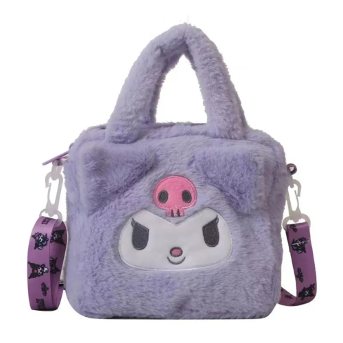 Kuromi Sweet Plush Handbag Crossbody