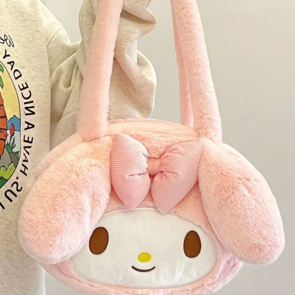 MyMelody Large Capacity Cute Plush Tote Bag