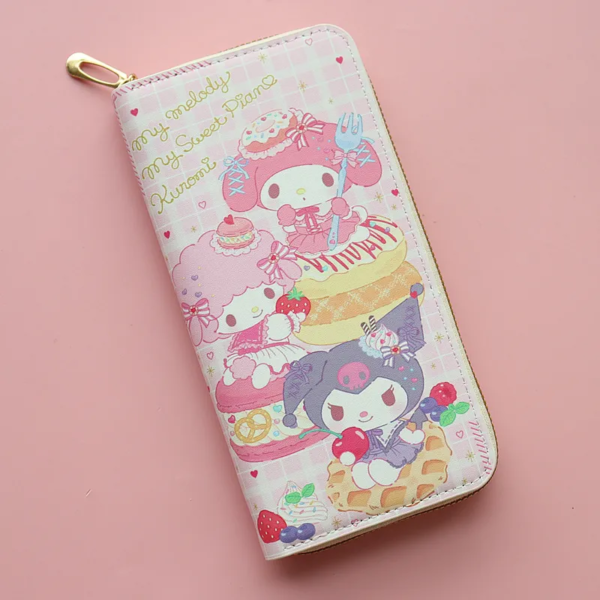 MyMelody Fashion Cute Large Capacity Long Zipper Wallet