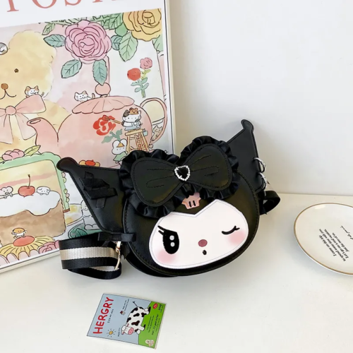 Kuromi Cute Kids Crossbody Bag