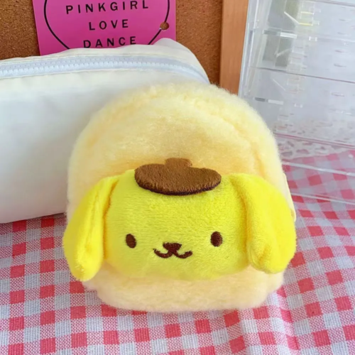 Pompom Purin Sweet and Cute Plush Kids Wallet