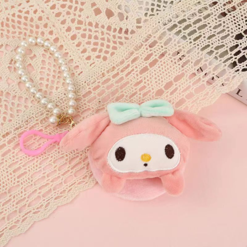 MyMelody Cute Kids Plush Beaded Purse