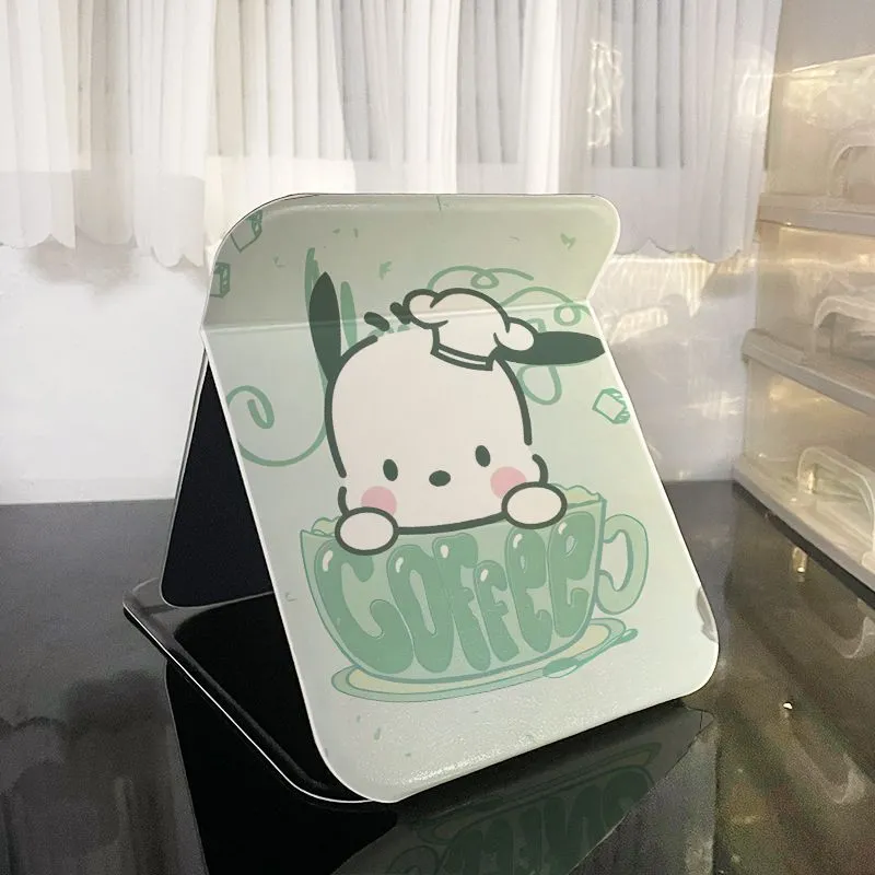 Pochacco Folding Cute Sweet Girl Makeup Mirror