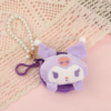 Kuromi Stylish and Cute Purple Plush Beaded Purse