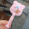 MyMelody Cute Pink Long Curly Hair Anti-Static Fluffy Airbag Comb