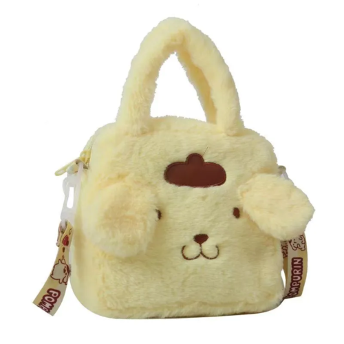 Pompom Purin Plush Sweet Handbag Crossbody