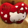 HelloKitty Cute Sweet Embroidered Red Milk Velvet Pillow