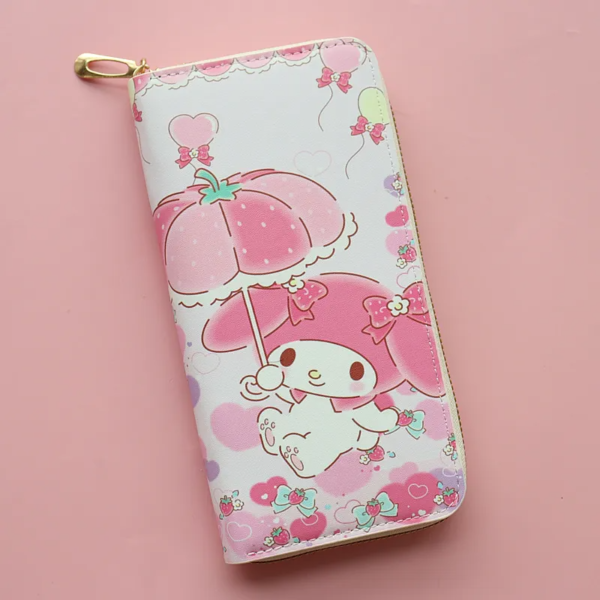 MyMelody Cute long zipper cell phone bag large capacity