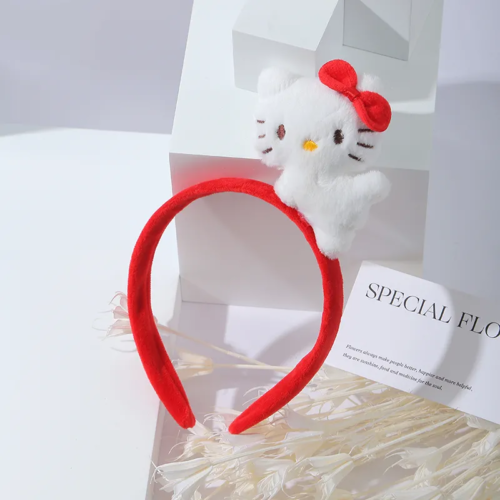 HelloKitty Cute Red 3D Kids Hair Bands