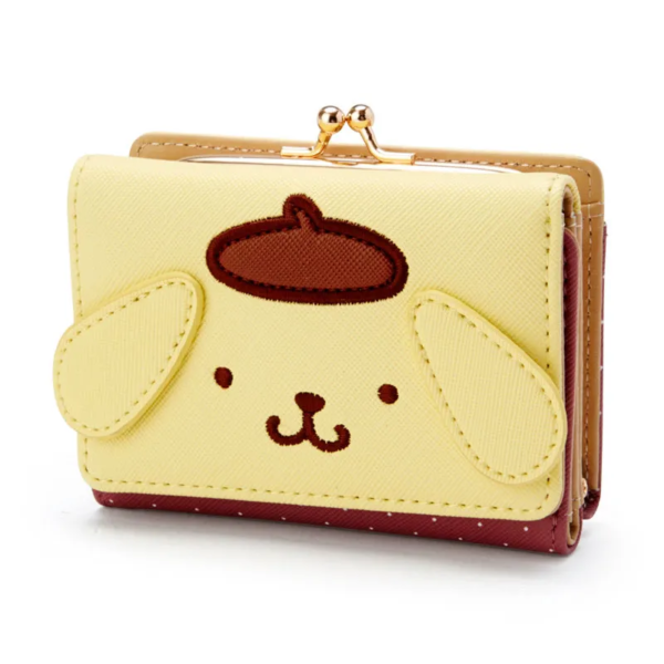 Pompom Purin Cute Card Holder Coin Purse