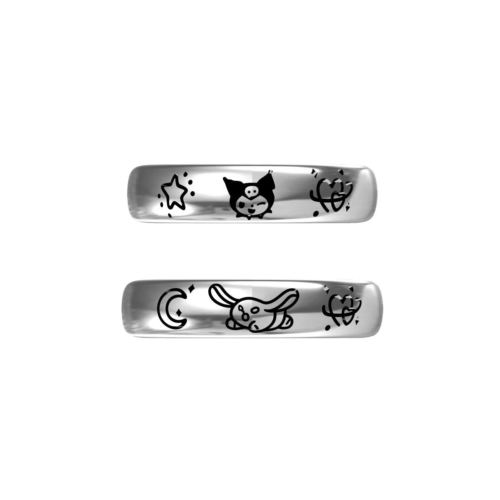 Cinnamoroll Cute Fashion Couple Rings