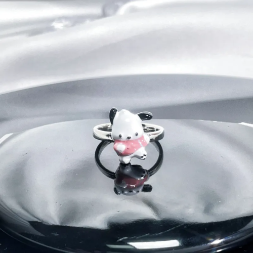 Pochacco Super Cute Cartoon Cute Rings