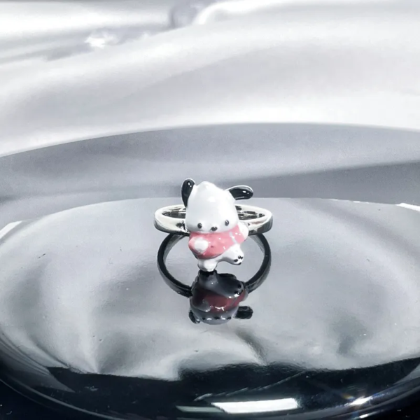 Pochacco Super Cute Cartoon Cute Rings